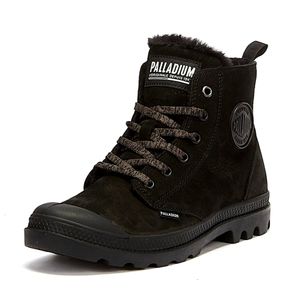 New Palladium Black Pampa Hi Nubuck Boot - Women 10